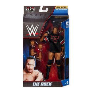 WWE Wrestling Elite Collection Top Picks The Rock Action Figure